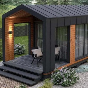 استخدام المباني الحديثة المصممة من الصلب باستخدام شقة فندق Carport Office شقة مصنوعة من مواد لوحة شطيرة