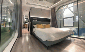 Portable Camping Capsule Prefab Camping Resort House Luxury Modern Prefab Beach House Prefabricated Villa Mobile Office