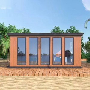 Moderne Stahlkonstruktion Gebäude für Haus Carport Office Hotel Apartment mit Sandwich -Panel -Material verwendet