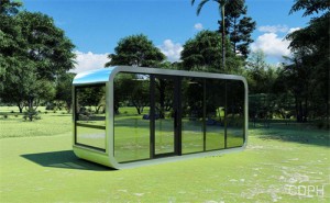 Ready Made Tiny Home Office Pods Shed High-end Mini Mobile Office Pod Reception Ched Garden Office Pod Tiny Houses In The City