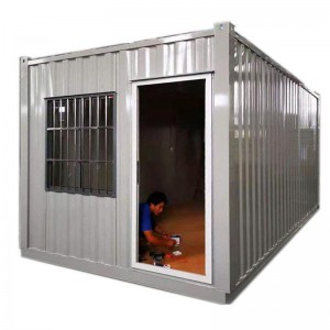 Casa de contenedores listos para usar, casa de placa de acero en color, caja de embalaje de estructura de acero, casa de contenedores vietnamitas prefabricados móviles