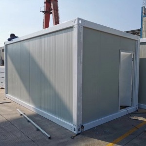 Tragbares faltbare Büro -Container -Unterkünfte Kabine vorgefertigtes Paket 20 Fuß Containerhaus