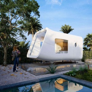 Пользовательский дизайн -контейнер Home Prefab Multi Unites Apple House Import Prefabricated Capsule Home Kit от Китая