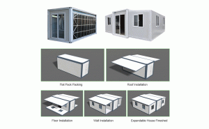 20FT Bi-Wing Folding Expansion Room with Terrace