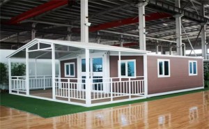 China Luxus 30 Fuß 40 Fuß Mobilheim erweiterbares Containerhaus mit Bad