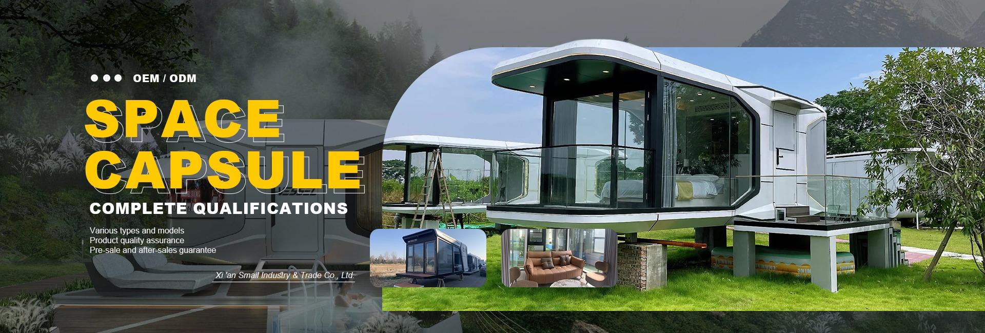 Container houses, mobile houses, modular houses, prefabricated houses