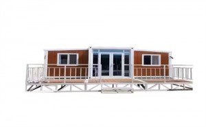 China Luxus 30 Fuß 40 Fuß Mobilheim erweiterbares Containerhaus mit Bad