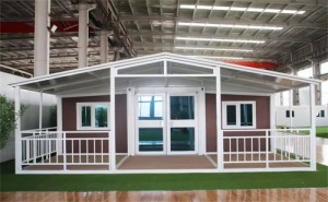 China Luxus 30 Fuß 40 Fuß Mobilheim erweiterbares Containerhaus mit Bad