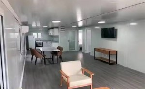 20ft 40ft Three-room With Private Bathroom Super Deluxe Double-wing Expansion Box For Sale