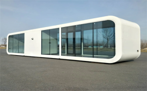 Prefabricado económico Prefabricado Capsule Hotel Hotel Cabina de manzana Casa de contenedores