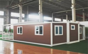 China Luxus 30 Fuß 40 Fuß Mobilheim erweiterbares Containerhaus mit Bad