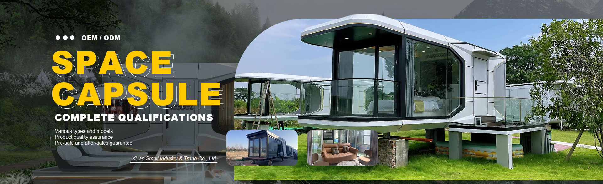 Space capsule housing