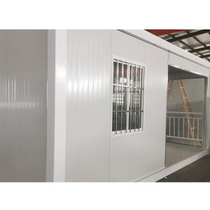 Casa de contenedores listos para usar, casa de placa de acero en color, caja de embalaje de estructura de acero, casa de contenedores vietnamitas prefabricados móviles