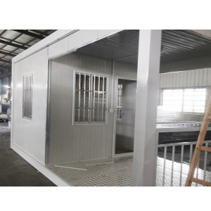 Casa de contenedores listos para usar, casa de placa de acero en color, caja de embalaje de estructura de acero, casa de contenedores vietnamitas prefabricados móviles