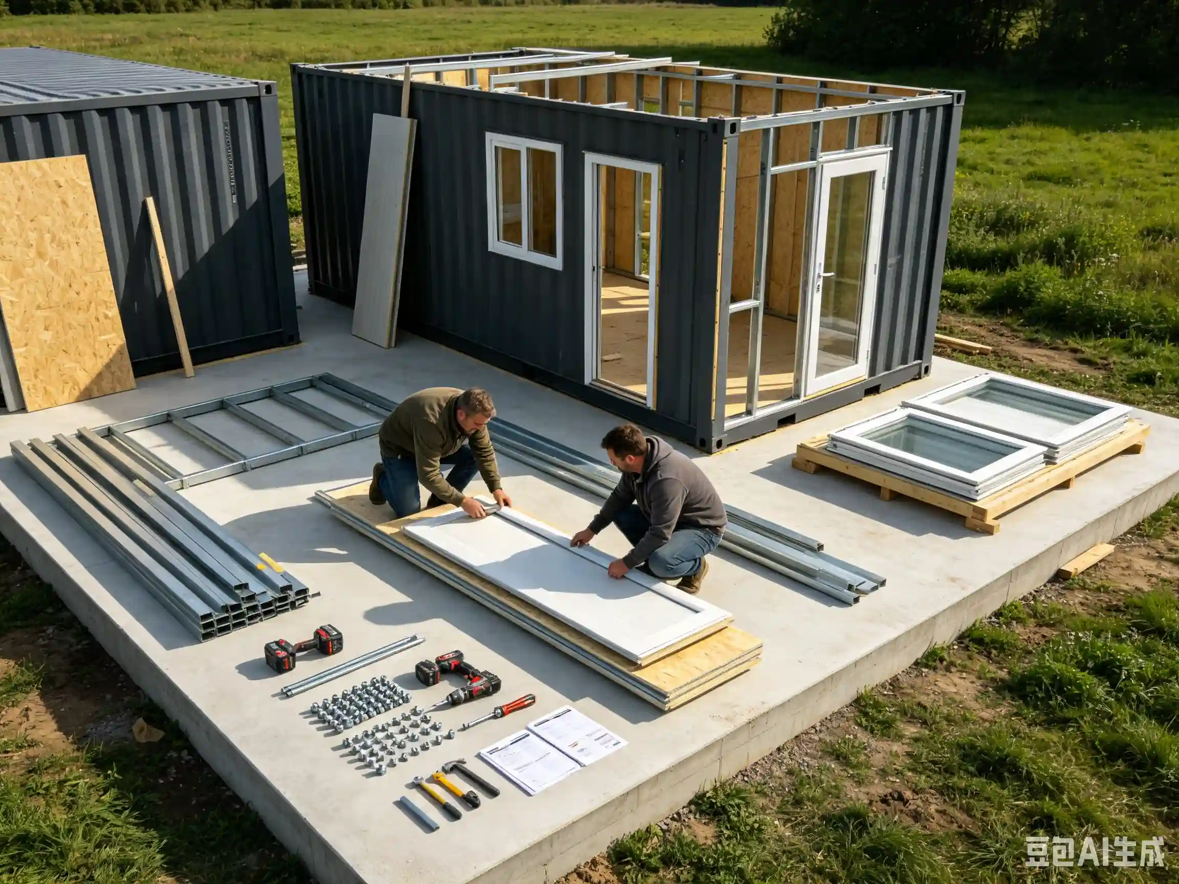 DIY Container House Kit: Build Your Own Flat-Pack Home in a Weekend