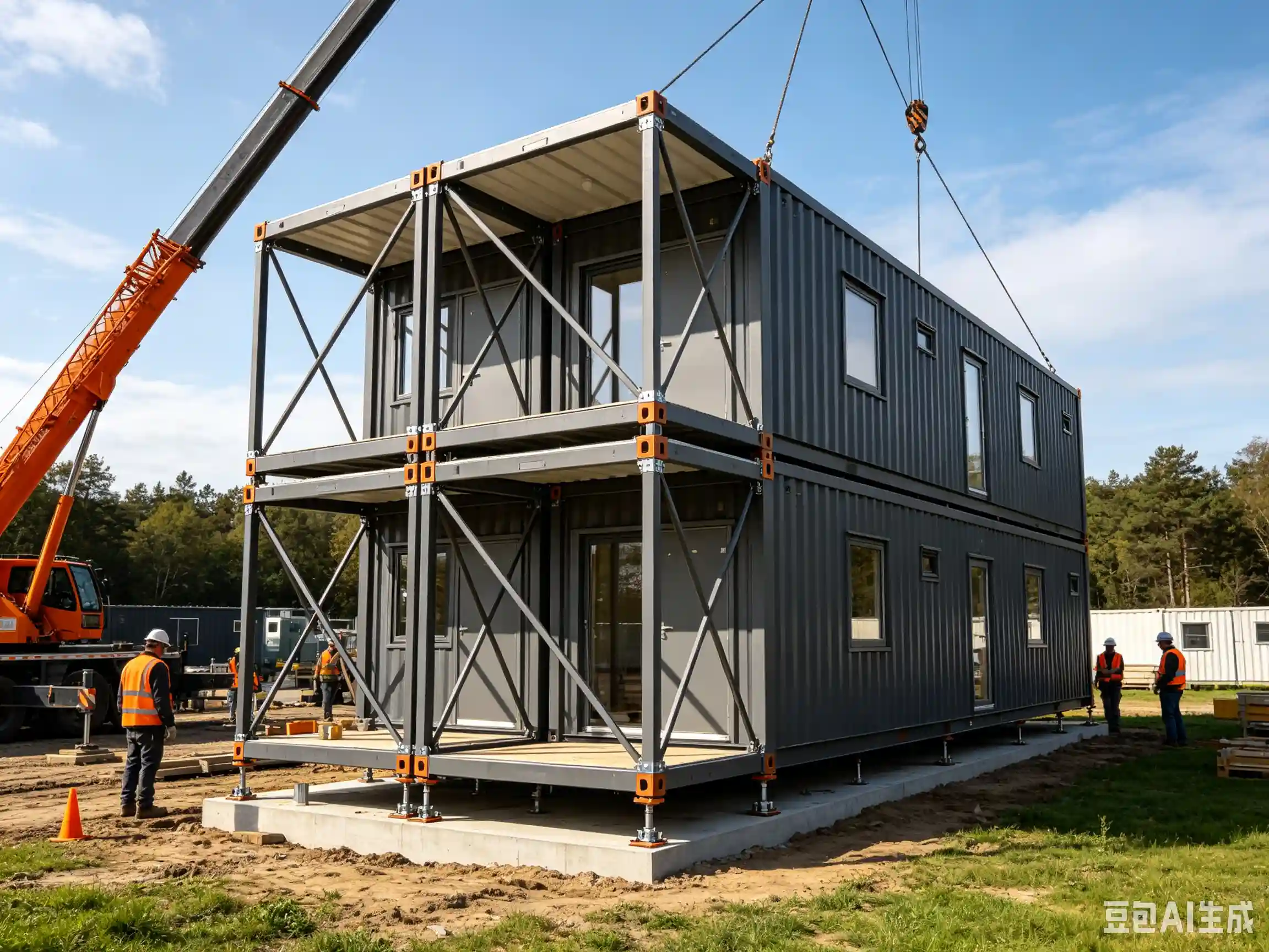 Expandable Container House Stacking & Multi-Story Modular Building Guide: 2-Story & 3-Story Safe Build