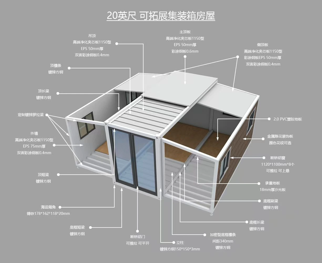 How a Double-Wing Folding Room Expands 38㎡ in 20 Minutes: Double-Wing Folding Room Guide