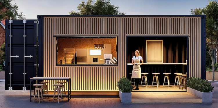Container Coffee Shop: Low-Cost Startup, High-Traffic Brand Machine