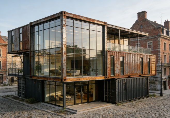 Container Modular Construction: 95% Prefab, 50% Faster Delivery | EU & US Markets
