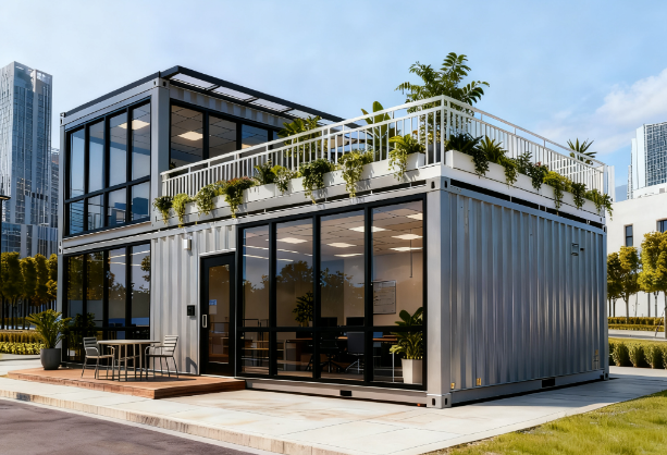 Efficient, Economical & Sustainable Shipping Container Modular Office for European Businesses
